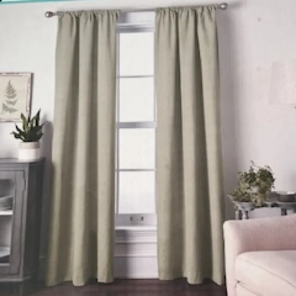 NEW Martha Stewart Concord 84” Rod‎ Pocket 2 Panels 84” NWT